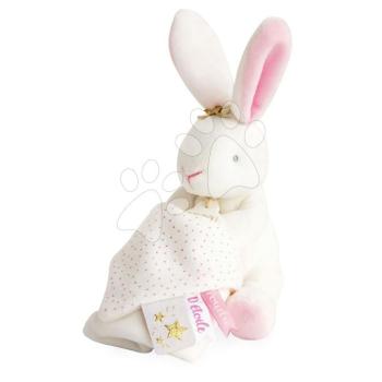 Plüss nyuszi dédelgetésre Bunny Star Perlidoudou Doudou et Compagnie fehér 10 cm ajándékcsomagolásban 0 hó-tól kép