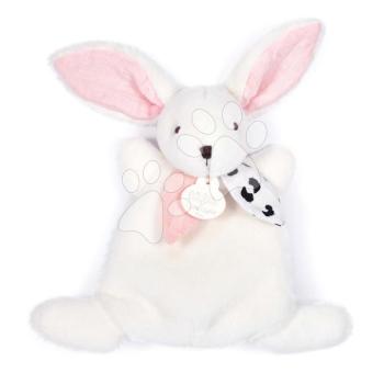 Plüss nyuszi dédelgetésre Happy Blush Doudou et Compagnie rózsaszín 17 cm ajándékcsomagolásban 0 hó-tól kép