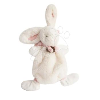 Plüss nyuszi dédelgetésre Lapin Bonbon Doudou et Compagnie rózsaszín 26 cm ajándékcsomagolásban 0 hó-tól kép