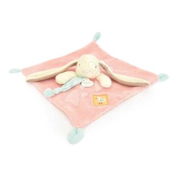 Plüss nyuszi dédelgetésre Lapin Ciboulette Flat Comforter Doudou et Compagnie ajándékcsomagolásban 27 cm 0 hó-tól DC4207 kép