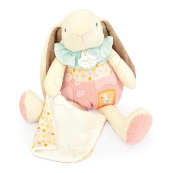 Plüss nyuszi kendővel dédelgetésre Lapin Ciboulette Doudou et Compagnie ajándékcsomagolásban 28 cm 0 hó-tól DC4208 kép