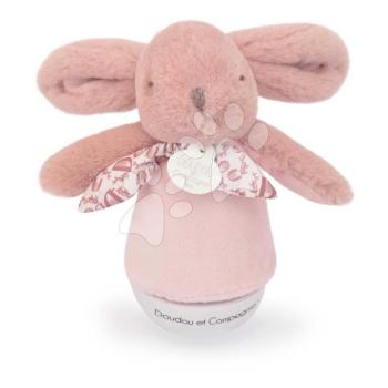 Plüss nyuszi Musical Night Light Pink Doudou et Compagnie zenével fehér zajjal és fénnyel rózsaszín 16 cm 0 hó-tól kép