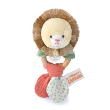 Plüss oroszlán csörgővel Couleurs Savane Doudou et Compagnie 15 cm 0 hó-tól DC4067 kép