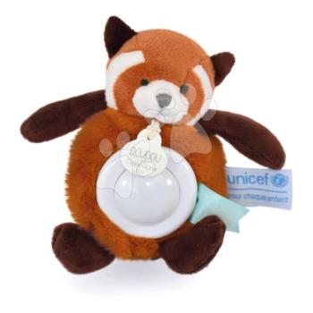 Plüss panda fénnyel Red Panda Nightlight Unicef Collection Doudou et Compagnie ajándékcsomagolásban piros 15 cm 0 hó-tól DC3994 kép