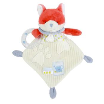 Plüss róka csörgővel Romarin the Fox In my Garden Rattle Doudou et Compagnie ajándékcsomagolásban 21 cm 0 hó-tól kép
