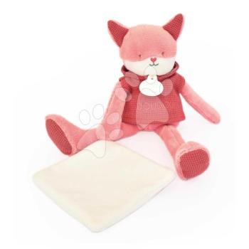 Plüss róka Fox Sweety Doudou et Compagnie ajándékcsomagolásban rózsaszín 25 cm 0 hó-tól kép