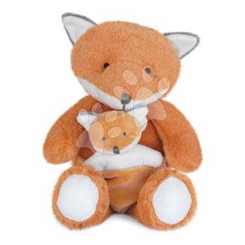 Plüss róka kölykével Fox Unicef Collection Doudou et Compagnie ajándékcsomagolásban narancssárga 25 cm 0 hó-tól kép