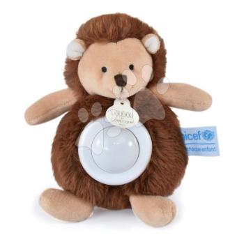 Plüss süni fénnyel Hedgehog Nightlight Unicef Collection Doudou et Compagnie ajándékcsomagolásban barna 15 cm 0 hó-tól DC3995 kép