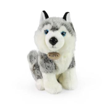 Plüss ülő husky kutya 30 cm KÖRNYEZETBARÁT kép