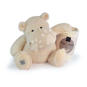 Plüss víziló takaróval Ocher Hippo Chill Histoire d’ Ours bézs 45 cm 0 hó-tól kép