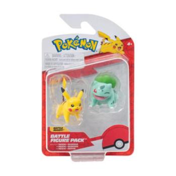 Pokémon 2 db-os figura - Bulbasaur, Pikachu kép