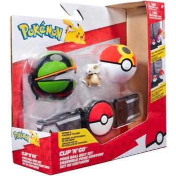 Pokemon: Clip'n'Go Poke Ball játékfigura készlet övvel - Cubone kép