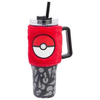 Pokémon termoszbögre plüss huzattal 770 ml kép