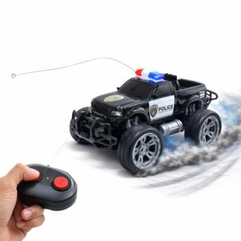 PoliceRover távirányítós rendőr terepjáró – LED világító RC autó gyerekeknek, off-road játék (BBJ) kép