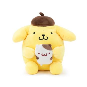 POMPOMPURIN macskával plüss játék 24cm kép