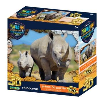 PRIME 3D PUZZLE - GES Orrszarvú 100 darabos kép