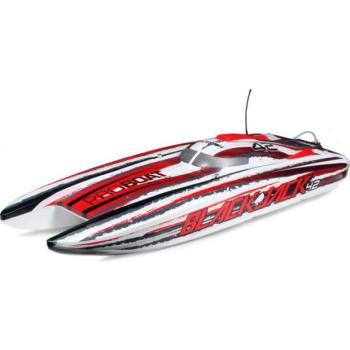 Proboat Blackjack 42" 8S Catamaran RTR bílý/červený kép
