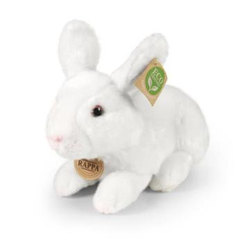 Puha fehér nyúl, fekvő, 23 cm ECO-FRIENDLY kép