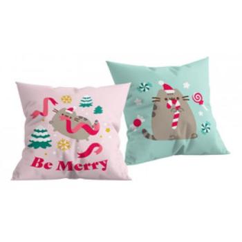 Pusheen Karácsonyi díszpárna 40 x 40 cm kép