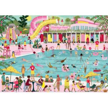 Puzzle 1000 db - Falmingó park kép
