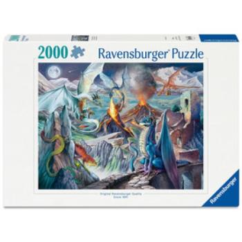 Puzzle 2000 db - Sárkány őrség kép