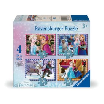 Puzzle 4in1- Frozen kép