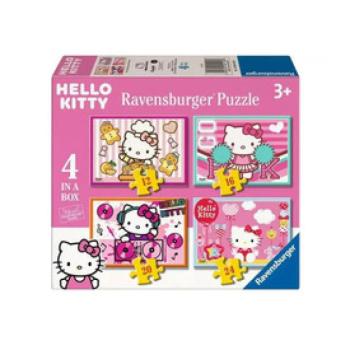 Puzzle 4in1 - Hello Kitty kép