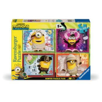 Puzzle 4x100 db - Minyonok 3 kép