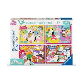 Ravensburger - Squishmallows 4 x 100 db-os puzzle