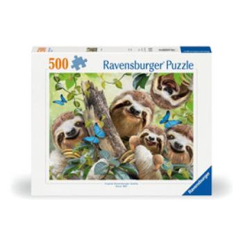 Puzzle 500 db - Lajhár szelfi kép