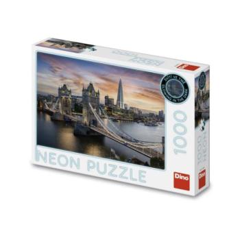 Puzzle Alkonyat a Tower Bridge felett 1000 darab neon kép