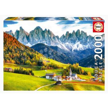 Puzzle Autumn in the Dolomites Educa 2000 darabos és Fix ragasztó kép