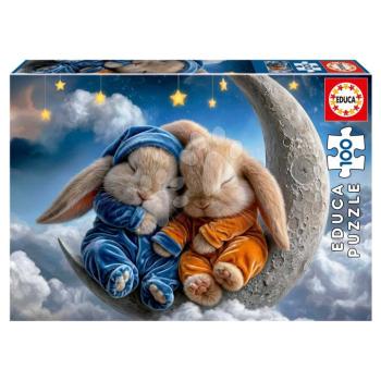 Puzzle Bunny Dreams Educa 100 darabos 6 évtől