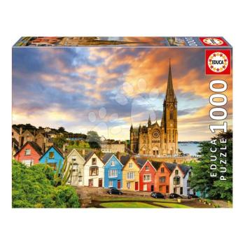 Puzzle Cobh Cathedral Ireland Educa 1000 darabos és Fix ragasztó kép