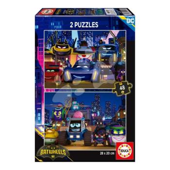 Puzzle DC Batwheels Educa 2x48 darabos 4 évtől kép