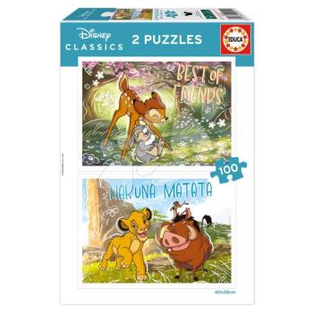 Puzzle Disney Classic Educa 2x100 darabos 6 évtől kép