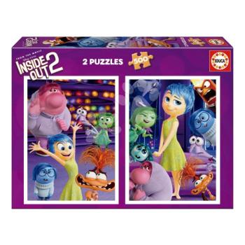 Puzzle Disney Inside Out 2 Educa 2x500 darabos és Fix ragasztó kép