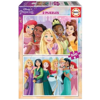 Puzzle Disney Princess Educa 2x100 darabos kép