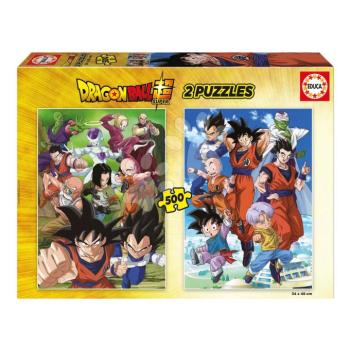 Puzzle Dragon Ball Educa 2x500 darabos és Fix ragasztó kép