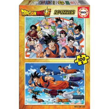 Puzzle Dragon Ball Super Educa 2x100 darabos 6 kép