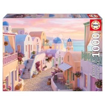 Puzzle Dreamy Santorini Educa 1000 darabos és Fix ragasztó kép
