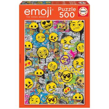 Puzzle Emoji Graffiti Educa 500 darabos és Fix ragasztó 11 évtől kép