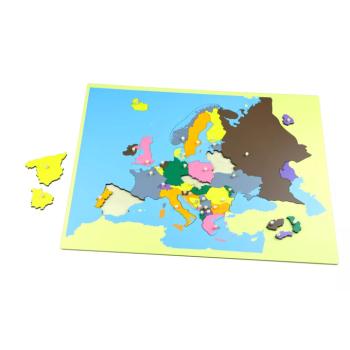 Puzzle - Európa térkép - keret nélkül kép