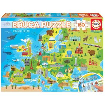Puzzle Európa térképe Educa 150 darabos és 7 évtől kép