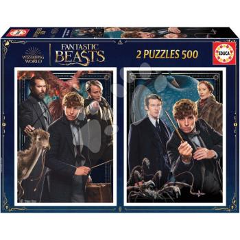 Puzzle Fantastic Beasts Educa 2x500 darabos és Fix ragasztó kép