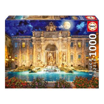 Puzzle Fontana Di Trevi Rome Educa 1000 darabos és Fix ragasztó kép