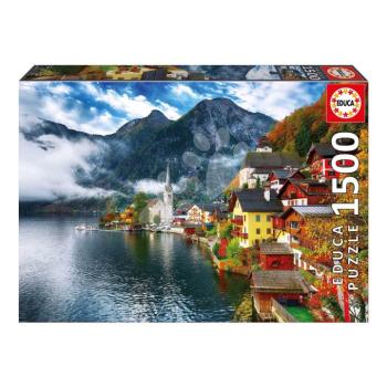 Puzzle Hallstadt Austria Educa 1500 darabos és Fix ragasztó kép