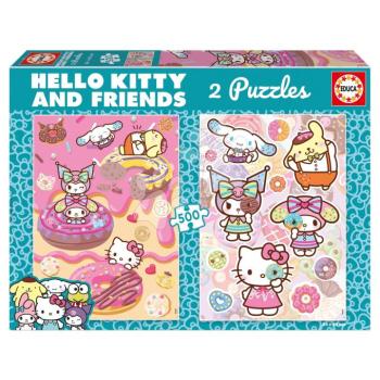 Puzzle Hello Kitty & Friends Educa 2x500 darabos 11 évtől kép