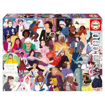 Puzzle Iconic Women Educa 1000 darabos és Fix ragasztó