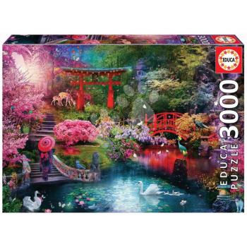 Puzzle Japanese Garden at Autumn Educa 3000 darabos kép